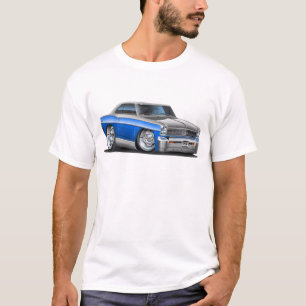 Camiseta Coche Azul-Gris de Chevy Nova