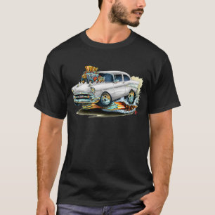 Camiseta Coche blanco 1957 de Chevy 150-210