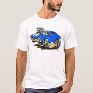 Camiseta Coche blanco azul 1968-69 de Chevelle