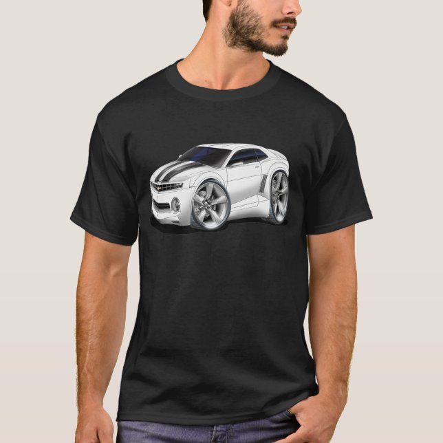 Camiseta Coche Blanco-Negro 2010-11 de Camaro (Anverso)
