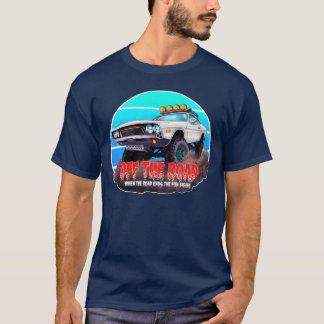 Camiseta Coche blanco todoterreno con cita amigo divertido