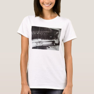 Camiseta Coche blanco y negro