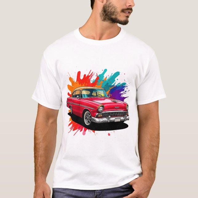 Camiseta Coche Clásico Antiguo (Anverso)