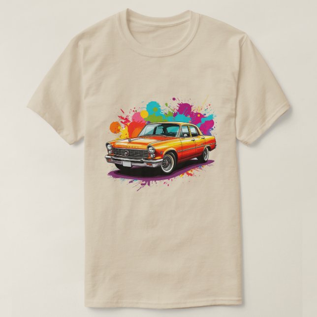 Camiseta Coche Clásico Antiguo (Diseño del anverso)