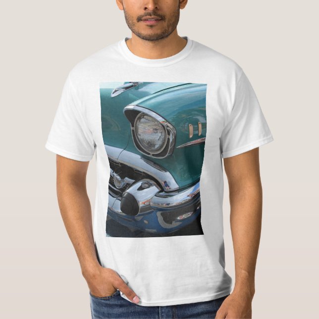 Camiseta Coche clásico azul (Anverso)