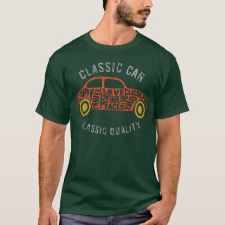 Camiseta Coche Clásico Calidad Clásica retro