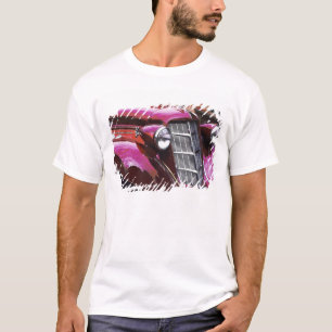 Camiseta Coche clásico: Castaño