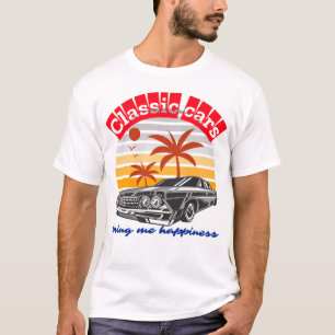 Camiseta Coche clásico Lowrider Chevrolet Impala