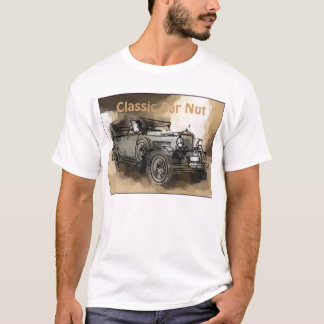 Camiseta Coche clásico, nuez clásica del coche