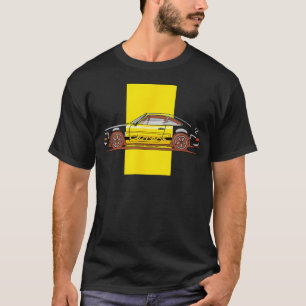 Camiseta Coche Coche Antiguo Vista Lateral Deporte