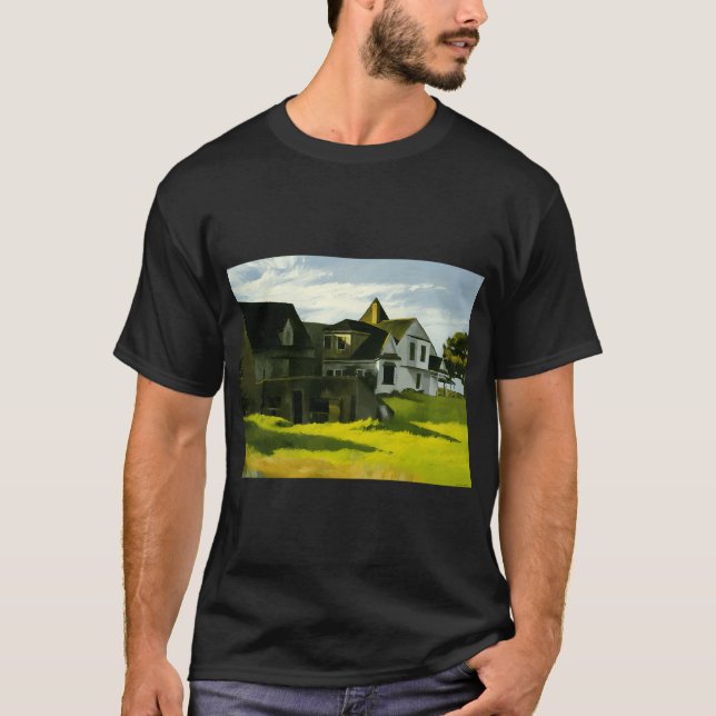 Camiseta Coche Compartimentado Edward Hopper (Anverso)