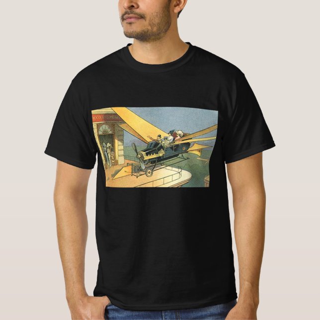 Camiseta Coche convertible de ciencia ficción steampunk vin (Anverso)