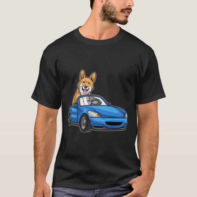 Camiseta Coche Corgi (Anverso)