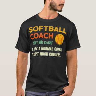 Camiseta Coche Cuto Softball Coach Shirt Softball Coach Gif