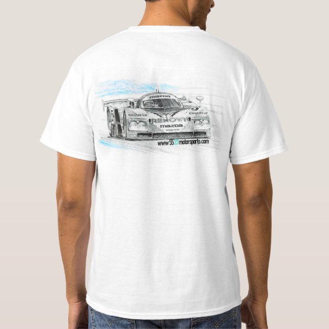 Camiseta coche de 787B Le Mans (Reverso)