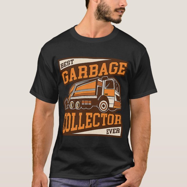 Camiseta Coche de basura de la noche de Garbageman (Anverso)