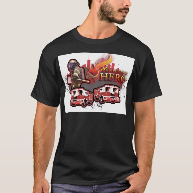 Camiseta Coche de bomberos (Anverso)