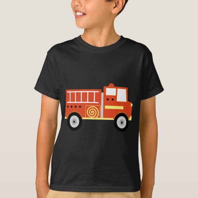 Camiseta Coche de bomberos (Anverso)