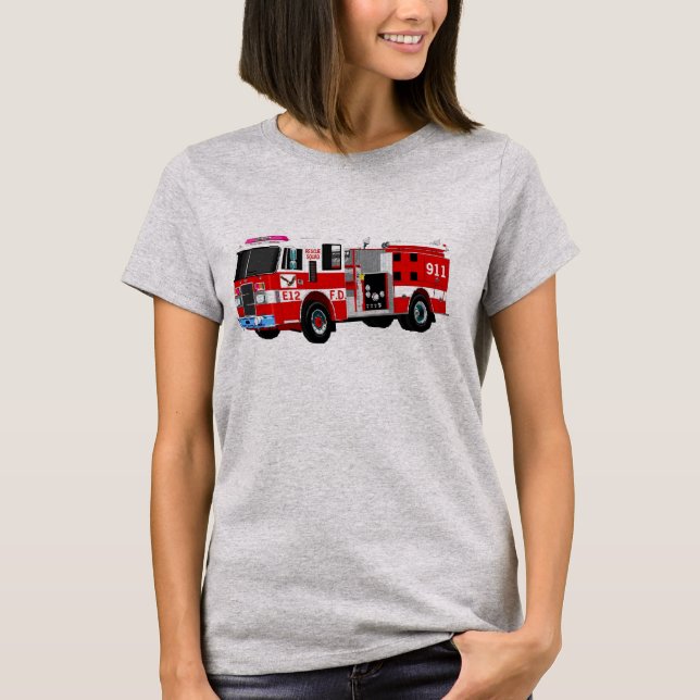 CAMISETA COCHE DE BOMBEROS (Anverso)