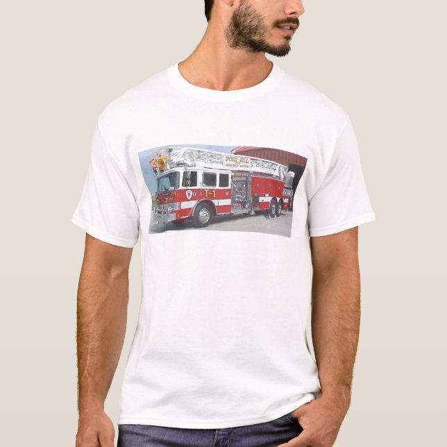 Camiseta coche de bomberos (Anverso)