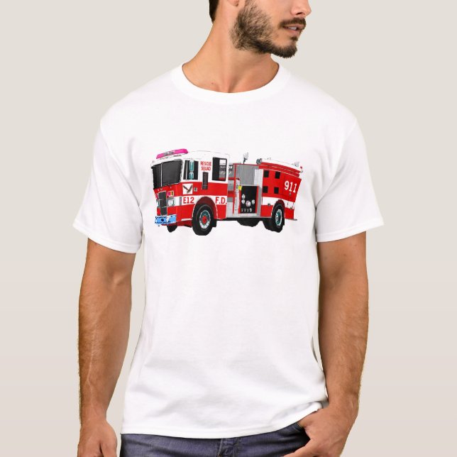 CAMISETA COCHE DE BOMBEROS (Anverso)