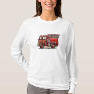 Camiseta Coche de bomberos de la escalera