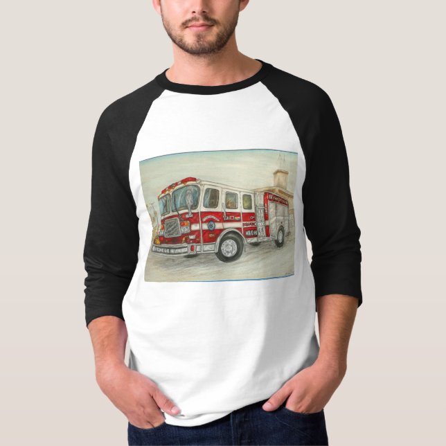 Camiseta Coche de bomberos de la HB (Anverso)