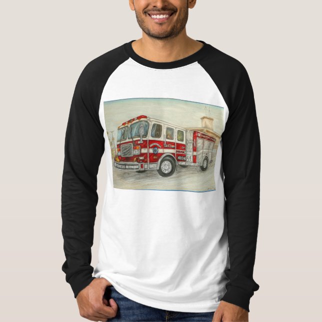 Camiseta Coche de bomberos de la HB (Anverso)