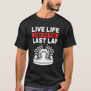 Camiseta Coche De Carrera Para Hombres Ir Kart Carreras Viv