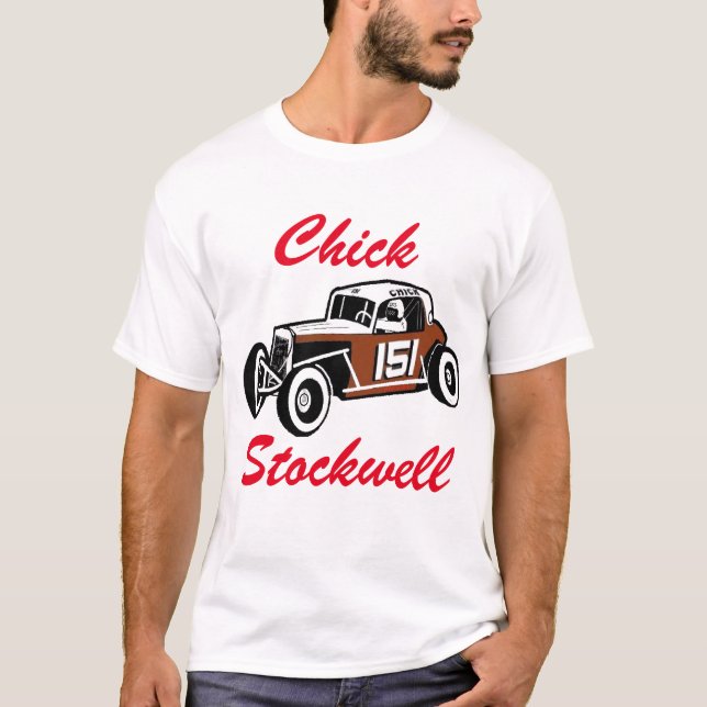 Camiseta Coche de carreras de antaño Racearena de Stockwell (Anverso)