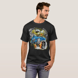 Camiseta Coche de carreras de encargo de la abeja del