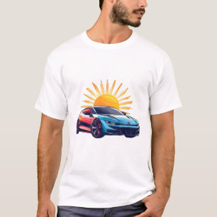 Camiseta Coche de carreras estilizado