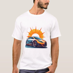 Camiseta Coche de carreras estilizado