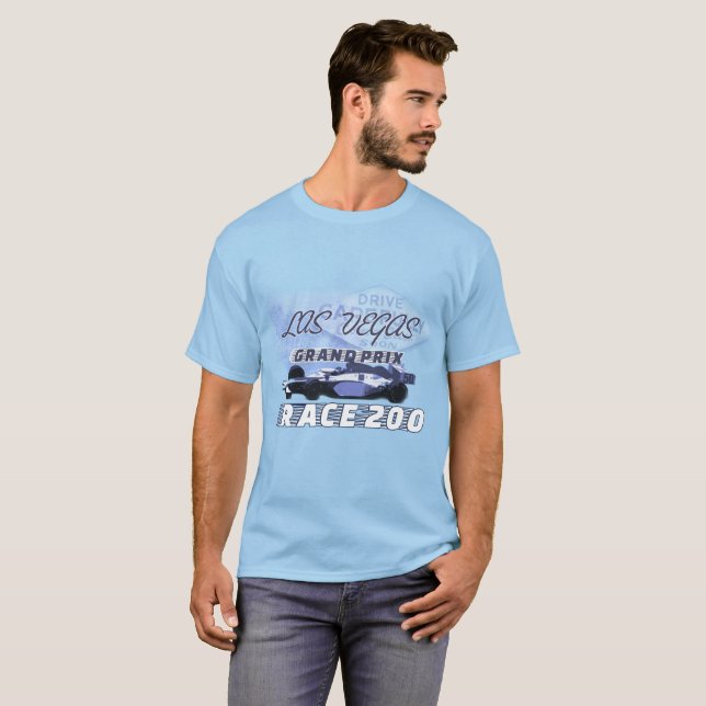 Camiseta Coche de carreras Grand Prix de Las Vegas (Anverso completo)