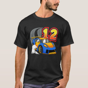 Camiseta Coche de Carreras Niño de 12 años