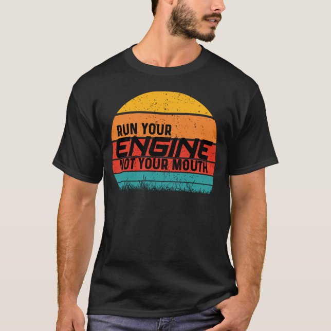 Camiseta Coche de Carreras para coches de deporte mecánico (Anverso)