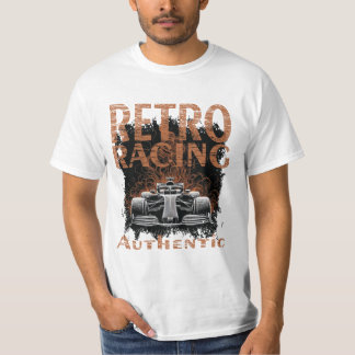 Camiseta Coche de carreras retro auténtico
