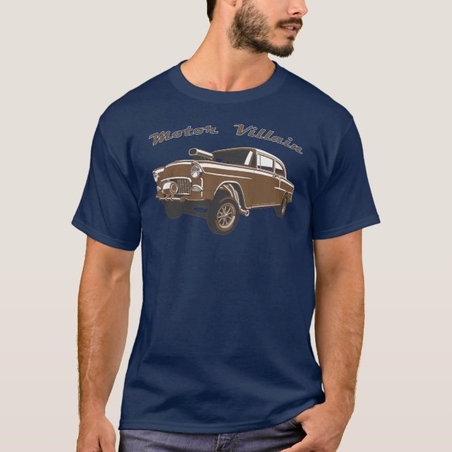 Camiseta Coche de carreras viejo del coche de carreras de (Anverso)
