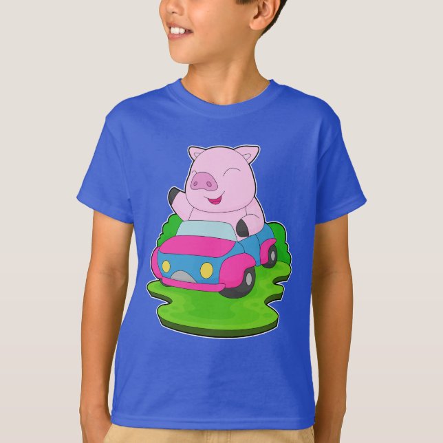 Camiseta Coche de cerdo (Anverso)