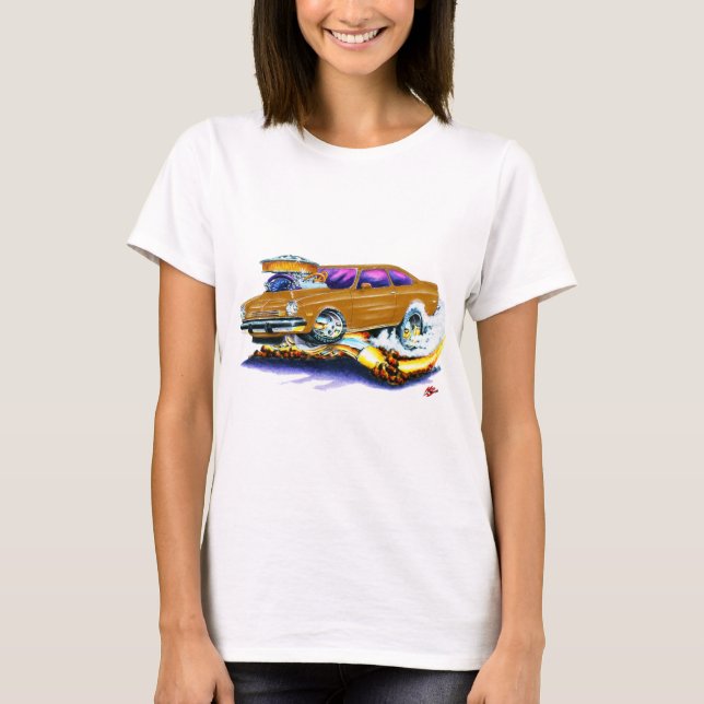 Camiseta Coche de Chevy Vega Brown (Anverso)