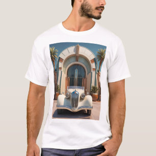 CAMISETA COCHE DE ESTILO ART DÉCO