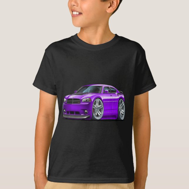 Camiseta Coche de la púrpura de Daytona del cargador de (Anverso)