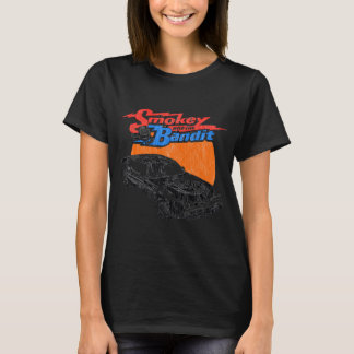 Camiseta coche de los 80 fuera de toda película de los 70 a