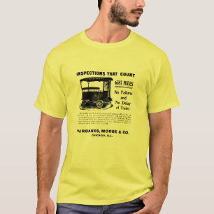 Camiseta Coche de motor de la inspección de la pista de