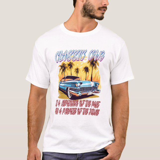 Camiseta coche de músculo vintage (Anverso)