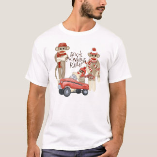 Camiseta Coche de pedales de mono sock, monos sock gobierna