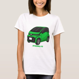 Camiseta Coche de pequeño tamaño verde