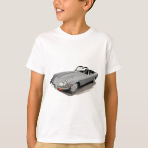 Camiseta Coche de plata de Jaguar XKE