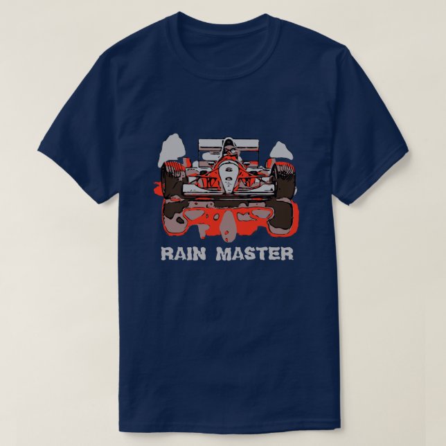 CAMISETA COCHE DE RAZA - MAESTRO DE LLUVIA (Diseño del anverso)