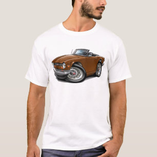 Camiseta Coche de Triumph TR6 Brown